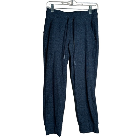Lululemon Ready To Lulu Crop Jogger LW6BJ1S Size 6- Heathered True Navy Blue - Picture 2 of 7